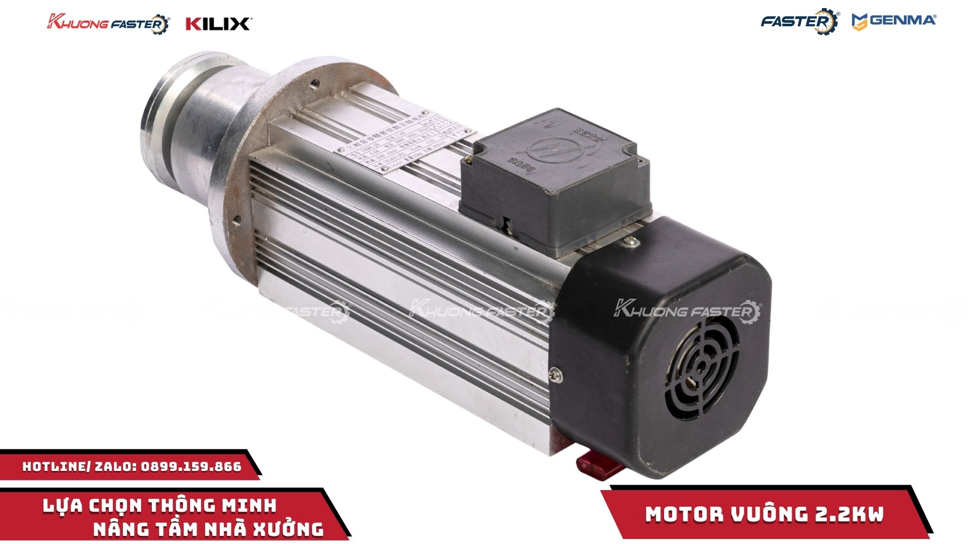 Motor Vuông 2.2kW Máy Cắt Nhôm Chính Hãng